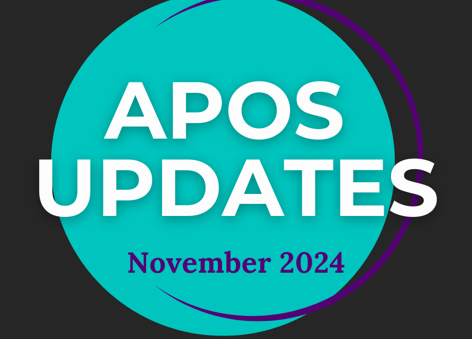 APOS Updates – November 2024