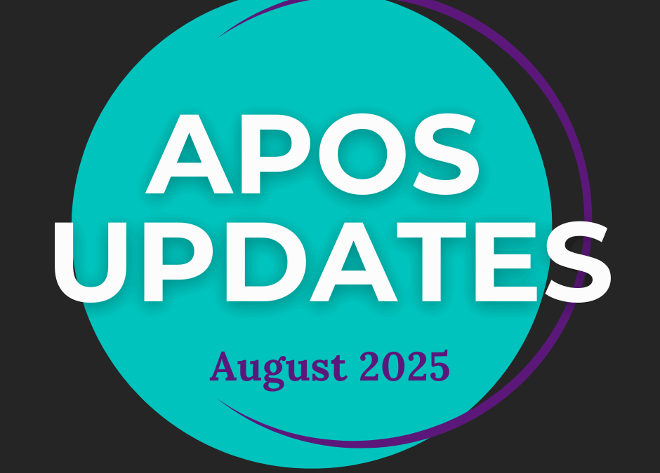 APOS Updates August 2025