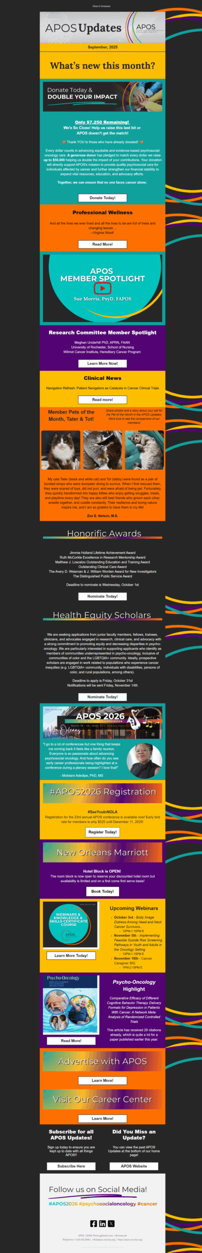 APOS Updates September 2025