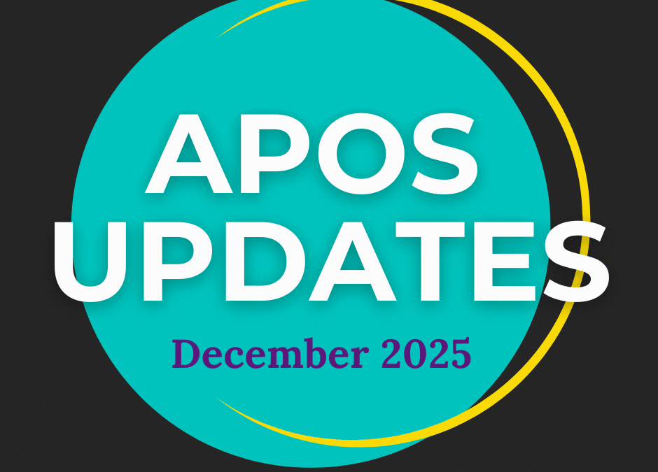 APOS Updates December 2025