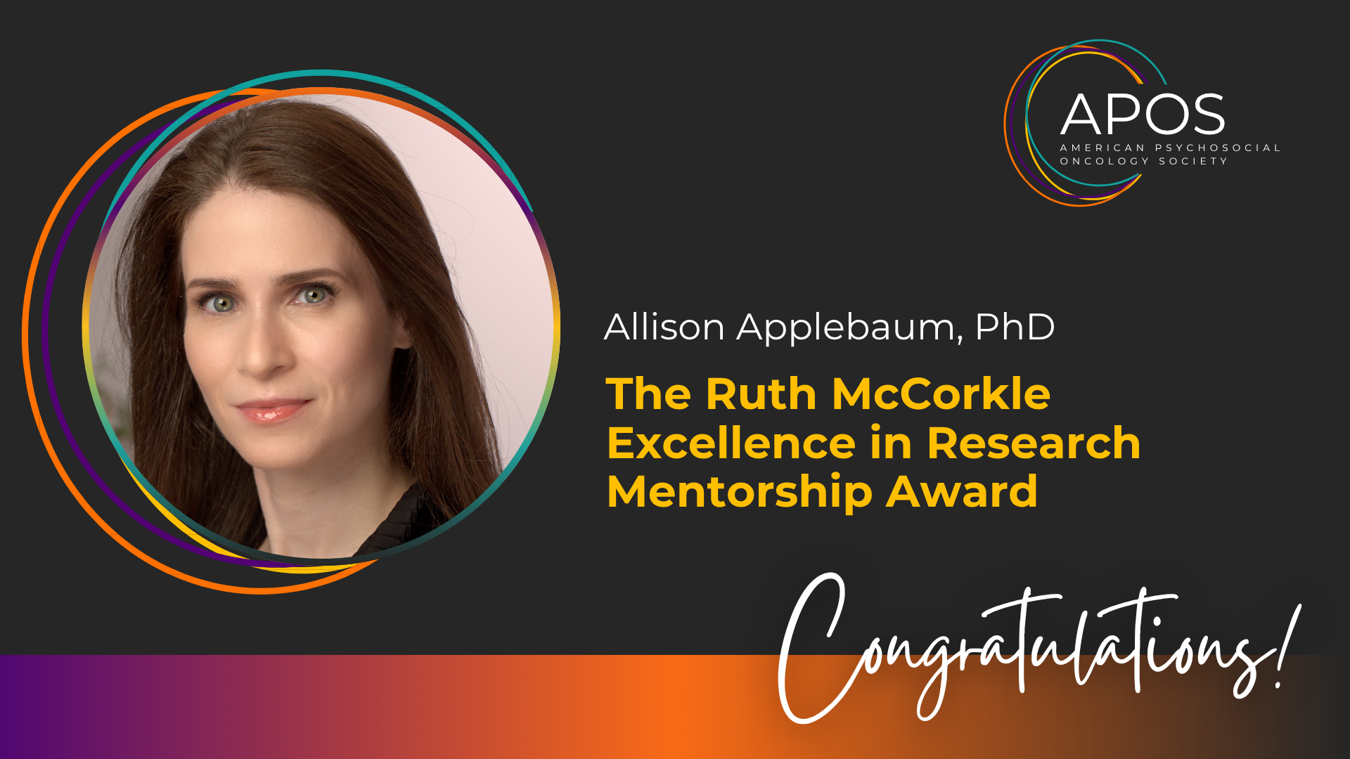 The Ruth McCorkle Excellence in Research Mentorship Award 2026