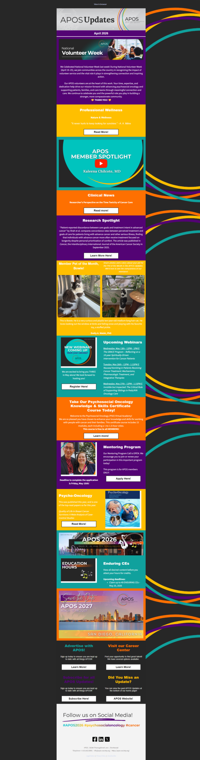 APOS Updates April 2026