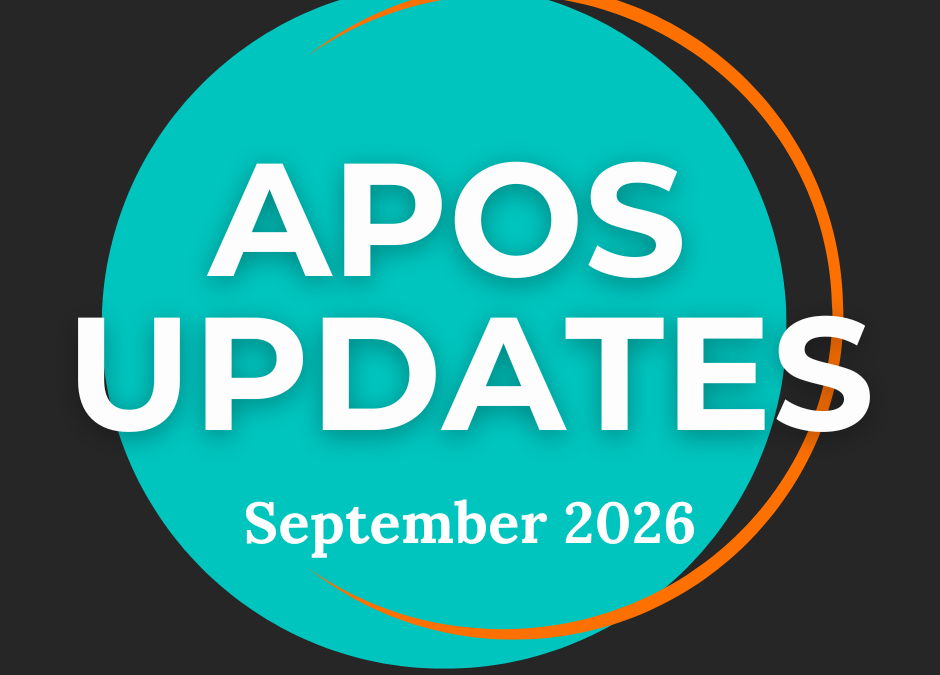APOS Updates September 2026